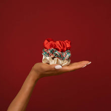 Load image into Gallery viewer, KITSCH - Holiday Scrunchies 3pc Set - Multi-color

