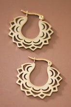Load image into Gallery viewer, Mia Accessories - 18K Gold Plated Waterproof Stainless Steel Hoop Earrings - 7657
