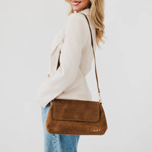 Load image into Gallery viewer, Pretty Simple - Miranda Suede Flap Crossbody
