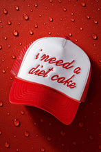 Load image into Gallery viewer, Urban Daizy - "I Need a Diet Coke" Embroidered Script Trucker Hat
