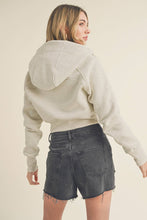 Load image into Gallery viewer, AEMI + CO - 5107DK Deva Cropped Hooded Jacket 6
