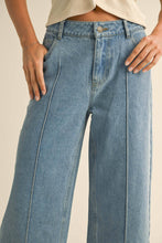 Load image into Gallery viewer, MIOU MUSE - P4564   WIDE HEM DENIM PANTS
