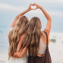 Load image into Gallery viewer, K'lani hair tie bracelets - "Forever Friends" Neutral Sun Friendship Hair Tie Bracelets
