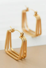 Load image into Gallery viewer, Mia Accessories - 18K Gold Plated Waterproof Stainless Steel Hoop Earrings - 7100
