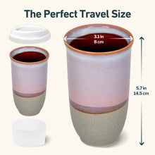 Load image into Gallery viewer, Nova Ceramics Travel Mugs - Horizon Ceramic Travel Mug – 16oz with Lid &amp; Sleeve
