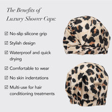 Load image into Gallery viewer, Luxury Shower Cap - Leopard
