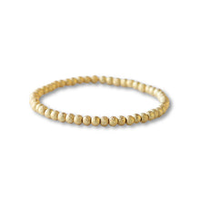 Load image into Gallery viewer, Lenny &amp; Eva - Gold Beaded Bracelets-4mm, Textured, Stretch, Long Wear
