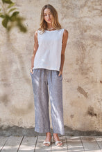 Load image into Gallery viewer, Urban Daizy - Linen Wide-Leg Drawstring Pants
