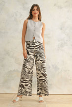 Load image into Gallery viewer, MIOU MUSE - P5255   ZEBRA PRINT STRETCH PANTS
