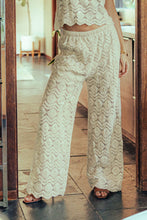 Load image into Gallery viewer, Urban Daizy - Natural Crochet Wide-Leg Pants
