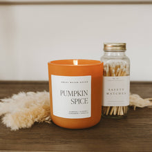 Load image into Gallery viewer, Sweet Water Decor - Pumpkin Spice 15 oz Soy Candle, Matte Jar - Fall Decor
