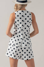 Load image into Gallery viewer, Urban Daizy - Polka Dot Cotton Linen Matching Set
