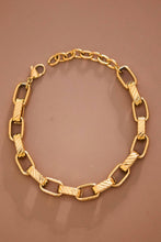 Load image into Gallery viewer, Mia Accessories - 18K Gold Plated Waterproof Stainless Steel Chain Bracelet - 7066
