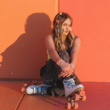 Load image into Gallery viewer, K'lani hair tie bracelets - "Glow" Neon with Silver Accents Hair Tie Bracelets
