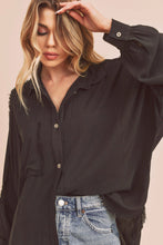 Load image into Gallery viewer, 879AK Delilah Shirt: Black / L / Top

