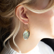 Load image into Gallery viewer, Lenny &amp; Eva - Intentions Earrings, Black Capiz
