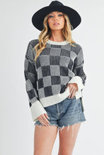 Load image into Gallery viewer, Catalina Sweater: Black/Milk / Contemporary / S
