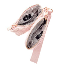 Load image into Gallery viewer, Pretty Simple - Wonderlust Woven Dual Pouch Wristlet
