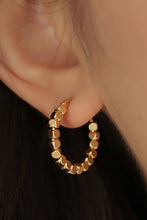 Load image into Gallery viewer, Mia Accessories - 18K Gold PVD Plated Waterproof Stainless Steel Hoop Earrings - 7191
