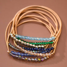 Load image into Gallery viewer, Mia Accessories - Boho Layered Spring Coil Guitar String Bracelet Set - 8178
