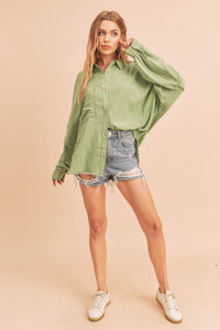 879AK Delilah Shirt: Black / L / Top
