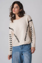 Load image into Gallery viewer, Urban Daizy - Heart of the Stitch Crewneck Sweater
