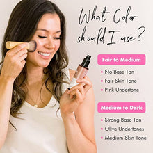 Load image into Gallery viewer, Self Tanner Hyaluronic Acid Face Serum 2oz, (2 Shades): Fair to Medium
