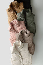 Load image into Gallery viewer, Haven Puffer Vest: OLIVE / S-2/M-2/L-2
