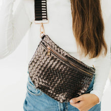Load image into Gallery viewer, Westlyn Woven Bum Bag *NEW COLORS ADDED*: Black
