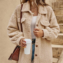 Load image into Gallery viewer, UZ Wholesale Store - Solid Color Lapel Woolen Open-Front Overcoat

