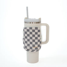 Load image into Gallery viewer, On The Move Pouch *AS SEEN IN ANTHROPOLOGIE*: Gray Checkered
