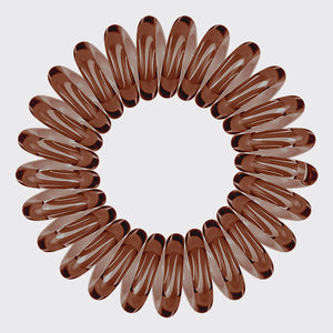 Spiral Hair Ties 8 Pack - Brunette