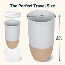 Load image into Gallery viewer, Nova Ceramics Travel Mugs - Dune 16oz Ceramic Travel Mug – (Includes Lid &amp; Band)
