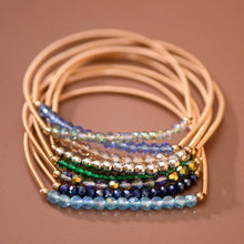 Load image into Gallery viewer, Mia Accessories - Boho Layered Spring Coil Guitar String Bracelet Set - 8178
