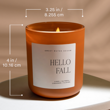 Load image into Gallery viewer, Sweet Water Decor - Pumpkin Spice 15 oz Soy Candle, Matte Jar - Fall Decor

