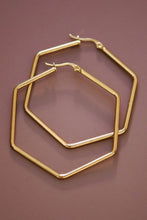Load image into Gallery viewer, Mia Accessories - 18K Gold Plated Waterproof Stainless Steel Hoop Earrings - 7151
