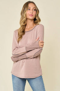 LMT3426-Sweet creature thermo top: MOCHA / S