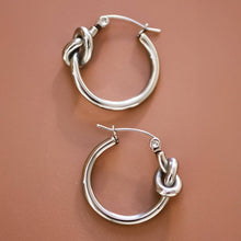 Load image into Gallery viewer, Mia Accessories - Tarnish-Resistant Waterproof Stainless Steel Hoop Earrings - 7075
