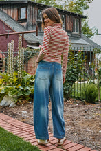 Load image into Gallery viewer, Urban Daizy - Contrast Seam Turtleneck Knit Top
