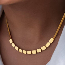Load image into Gallery viewer, Mia Accessories - 18K Gold PVD Plated Waterproof Stainless Steel Chain Necklace - 7498
