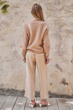 Load image into Gallery viewer, Urban Daizy - Linen Wide-Leg Drawstring Pants
