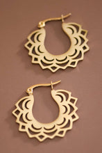 Load image into Gallery viewer, Mia Accessories - 18K Gold Plated Waterproof Stainless Steel Hoop Earrings - 7657
