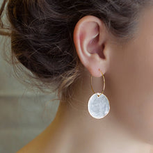 Load image into Gallery viewer, Lenny &amp; Eva - Intentions Earrings, Capiz-Circle

