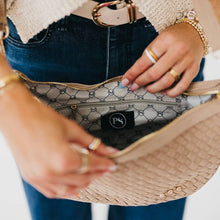 Load image into Gallery viewer, Pretty Simple - Paige Structured Suede Woven Crossbody
