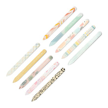 Load image into Gallery viewer, DM Merchandising - Lemon Lavender Glass Nail Files
