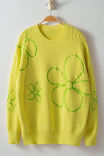 Load image into Gallery viewer, Urban Daizy - Follow The Floral Knit Sweater
