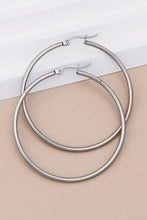Load image into Gallery viewer, Mia Accessories - Tarnish-Resistant Waterproof Stainless Steel Hoop Earrings - 7146
