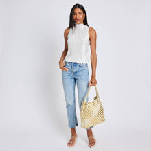 Load image into Gallery viewer, Moda Luxe - Ellery Mixed Material Woven Hobo
