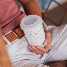 Load image into Gallery viewer, Nova Ceramics Travel Mugs - Orchid Ceramic Travel Mug – 16oz with Lid &amp; Sleeve
