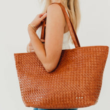 Load image into Gallery viewer, Pretty Simple - Woven Tiffany Organizer Tote Bag
